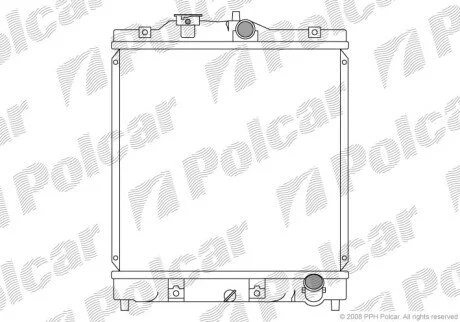 Радиаторы охлаждения Polcar 380708-1
