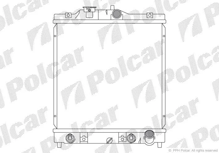 Радіатори охолодження Polcar 380708-7 (фото 1)