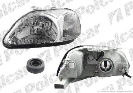 Фара основная левая H4 Polcar 381009-E