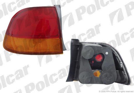 Фонарь задний справа наружный Polcar 381088-E