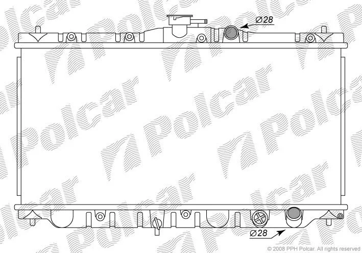 Радіатори охолодження Polcar 381608-4 (фото 1)