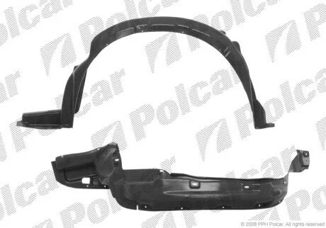 Підкрилок правий Polcar 3816FP-1
