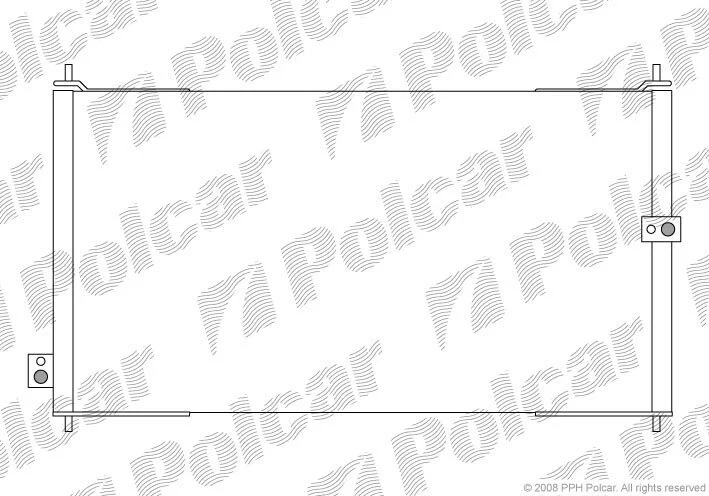 Радіатори кондиціонера Polcar 3816K8C1 (фото 1)