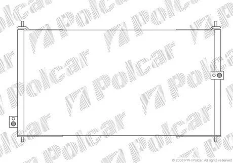 Радіатори кондиціонера Polcar 3816K8C1