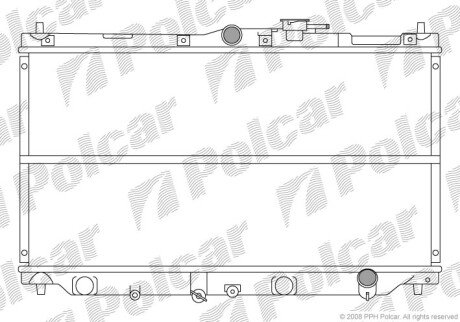 Радіатори охолодження Polcar 381708-1 (фото 1)