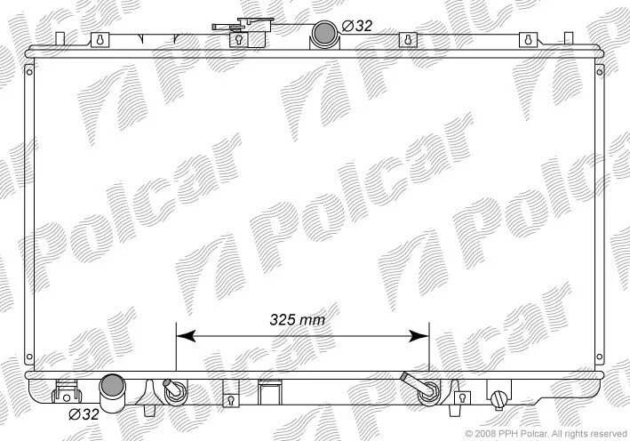 Радіатори охолодження Polcar 381808-7 (фото 1)