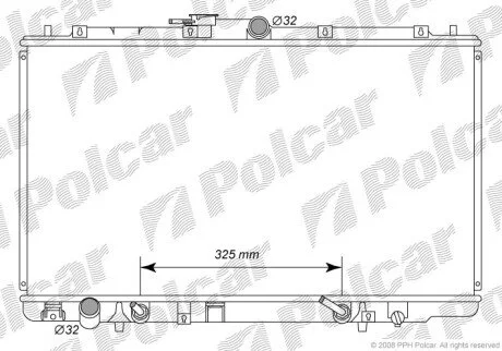 Радіатори охолодження Polcar 381808-7
