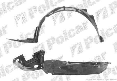 Підкрилок лівий Polcar 3818FL-1