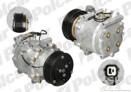 Компрессор кондиционера (новый) Polcar 3818KS-1