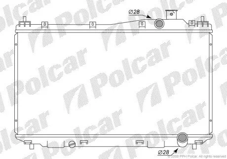 Радіатори охолодження Polcar 382508-1