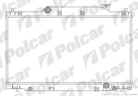 Радіатори охолодження Polcar 382508-3