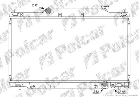 Радіатори охолодження Polcar 3825083K