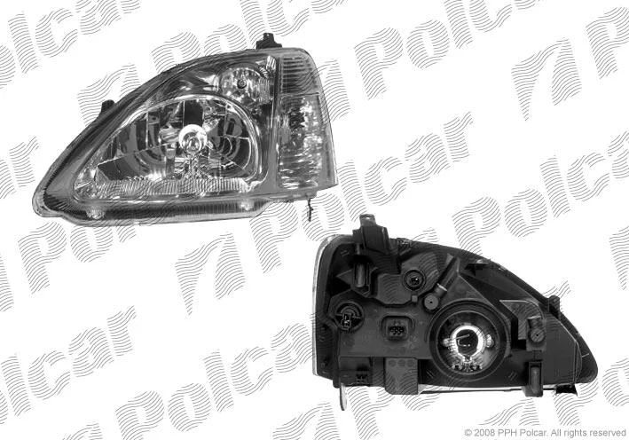 Фара основная левая H4 Polcar 382509-E (фото 1)