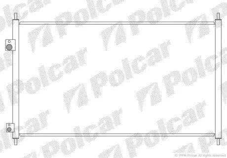 Радіатори кондиціонера Polcar 3825K81K