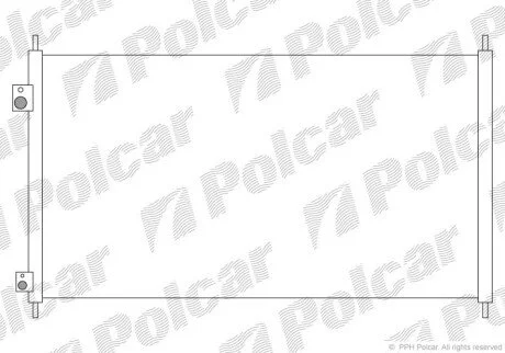 Радіатори кондиціонера Polcar 3825K83K