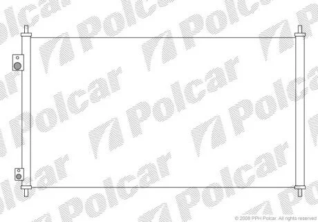 Радіатори кондиціонера Polcar 3825K8C3