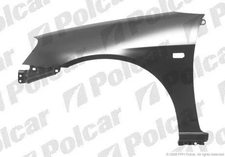 Крило переднє правий Polcar 382602