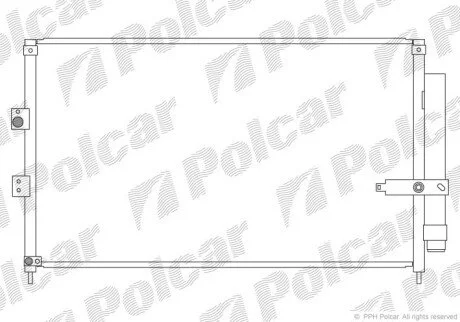 Радіатори кондиціонера Polcar 3828K81K