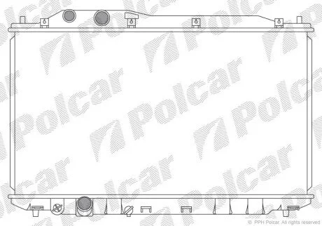 Радіатори охолодження Polcar 382908-1