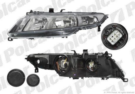 Фара основна ліва H7, PY21W, W5W Polcar 382909-U