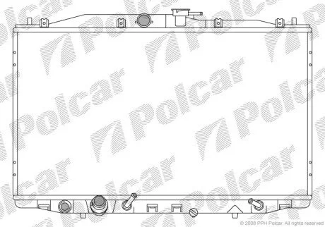 Радіатори охолодження Polcar 383308-2