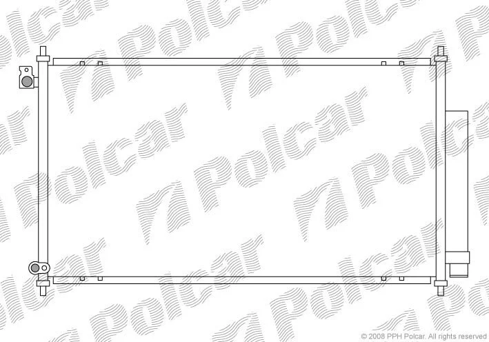 Радіатори кондиціонера Polcar 3833K8C1S (фото 1)