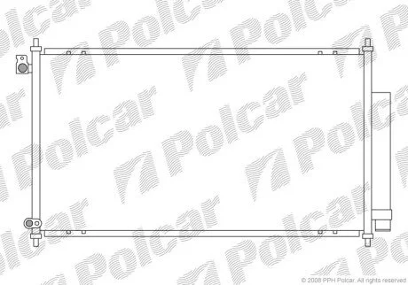 Радіатори кондиціонера Polcar 3833K8C1S
