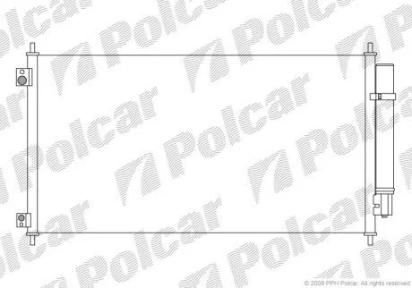 Радиаторы кондиционера Polcar 3834K8C1