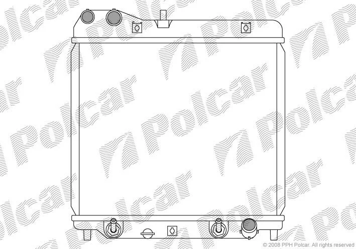 Радіатори охолодження Polcar 383508-1 (фото 1)