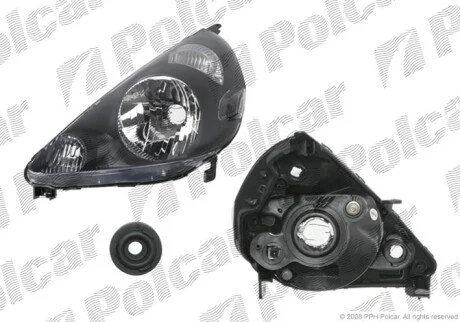 Фара основная правая H4, W5W, WY21W Polcar 3835101E