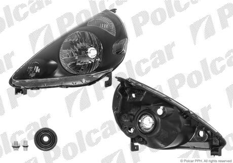 Фара основная правая H4, W5W, WY21W Polcar 3835102EUA