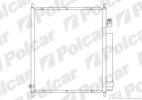 Радиаторы кондиционера Polcar 3835K81K