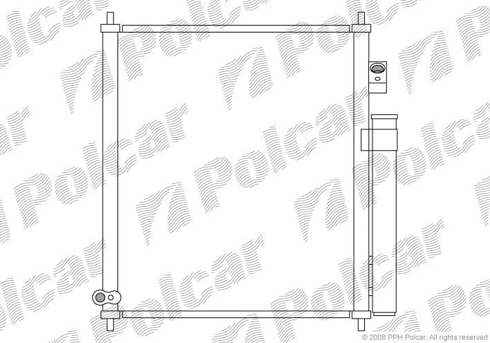 Радиаторы кондиционера Polcar 3835K8C1 (фото 1)
