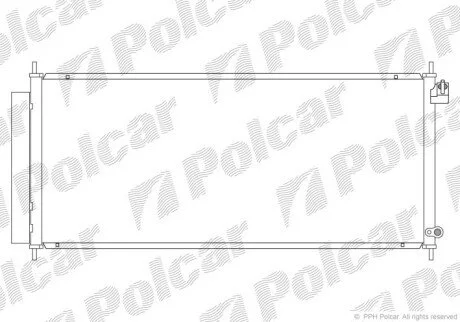 Радиаторы кондиционера Polcar 3835K8C2
