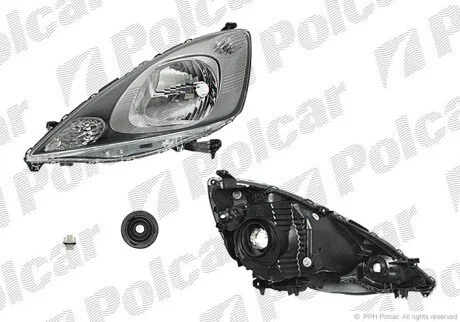 Фара основная правая H4 Polcar 3837100E