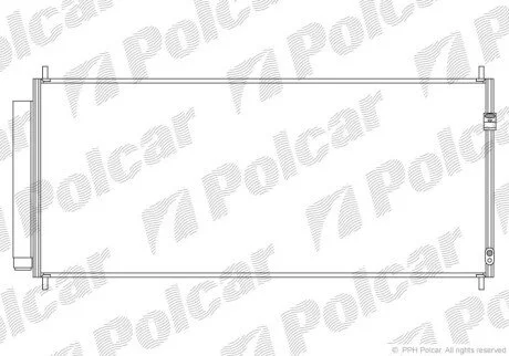 Радіатори кондиціонера Polcar 3837K81K
