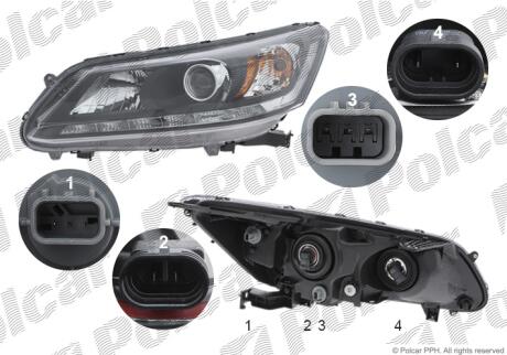 Фара основная Polcar 3844092