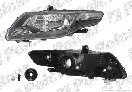 Фара основная правая H4 Polcar 385110-E