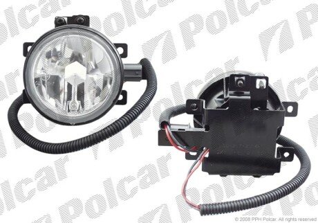 Фара передняя Polcar 387529-E