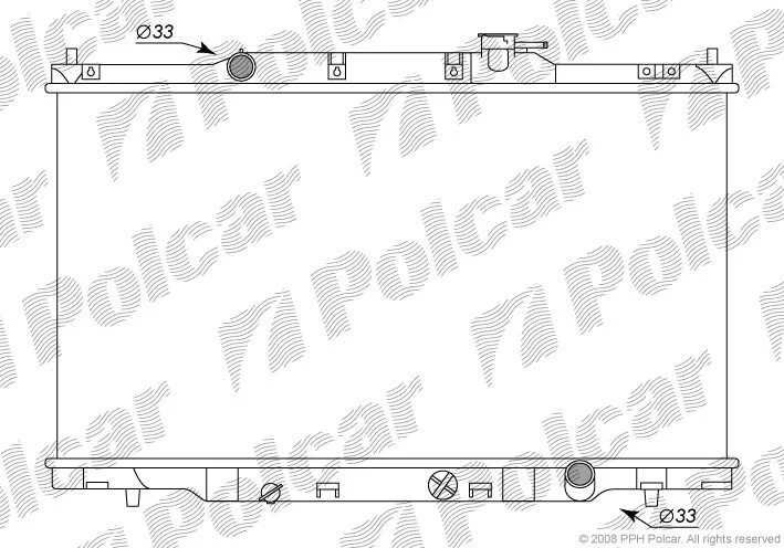 Радиаторы охлаждения Polcar 387608-1 (фото 1)