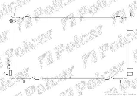 Радіатори кондиціонера Polcar 3876K81K