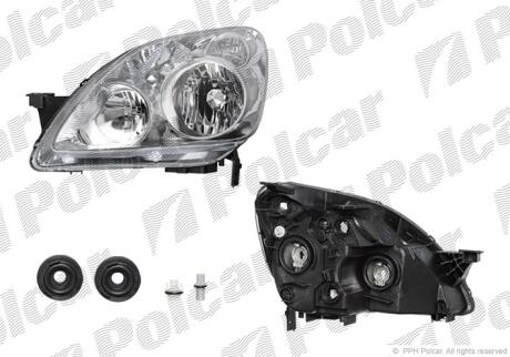Фара основная левая H1 Polcar 387709-E