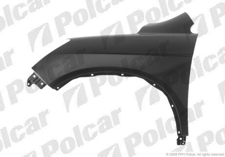 Крило переднє лівий Polcar 387801