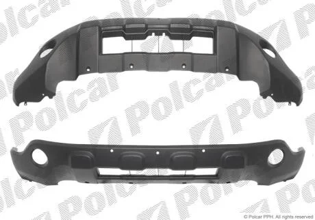Бампер передний Polcar 38780716