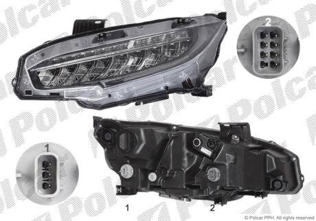 Фара основная Polcar 38C2101E