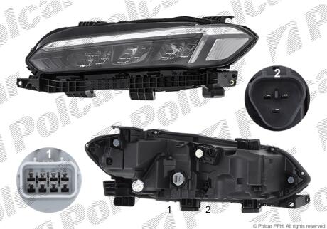 Фара основная Polcar 38C310-E