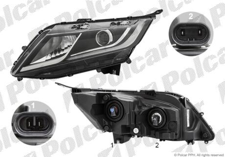 Фара основная Polcar 38V1092
