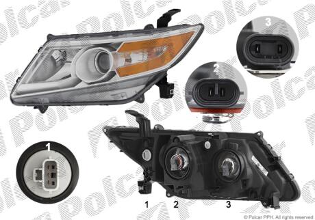 Фара основная Polcar 38V1093