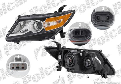 Фара основная Polcar 38V1105