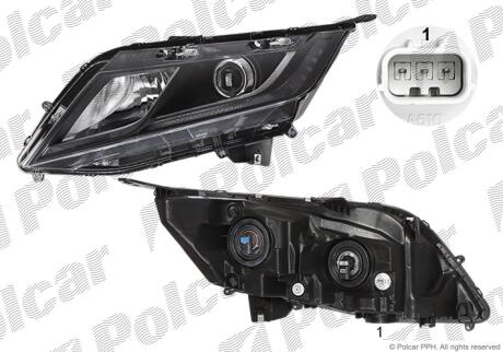 Фара основная Polcar 38V110